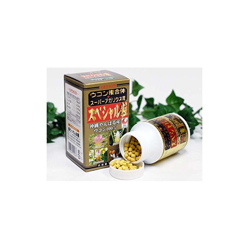 【ウコン複合体】 スペシャル粒 1000粒入 携帯用110粒 セット うっちん沖縄 春・秋・紫ウコンにアガリクス茸を特殊配合 疲れを感じている方に