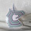 Moonlight Jade STKR087 UNICORN Lover Psychedelic Black White Lilac Light