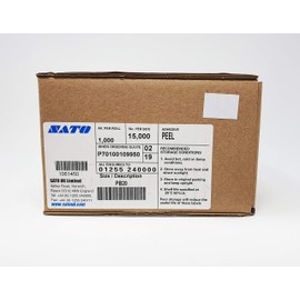 SATO DUO20 23x16mm White Rectangle Peelable Labels (15,000) for SATO DUO20 Price Gun