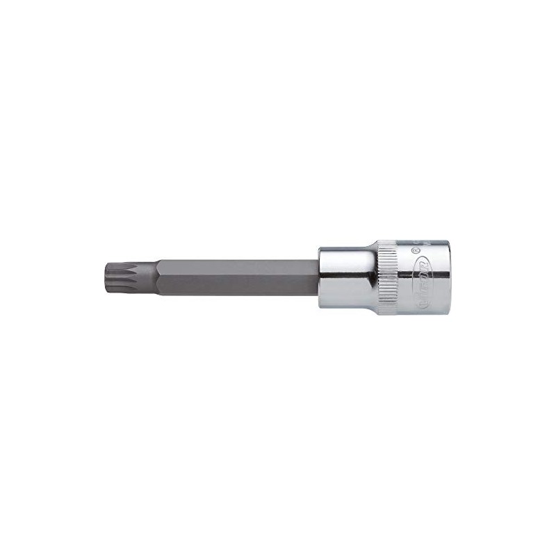Vigor V2060 Screwdriver Socket, Serration M12 mm, 1/2"