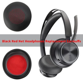 Be In Your Mind 1 Pair Replacement Ear Pads Headphone Cover Compatible with Plantronics Voyager Focus 1/2 UC Compatible with Voyager Focus B825 78 x 78 mm