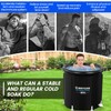 BINYUAN XL Ice Bath Tub for Athletes With Cover 99