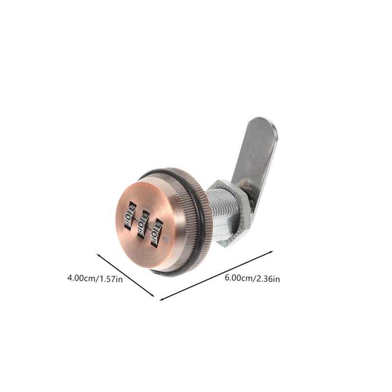 jojofuny 2pcs Cabinet Lock Combination Password Secure Metal Lock for