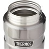 Thermos Food Flask, Gun Metal, 9.4 x 9.4 x 18.3
