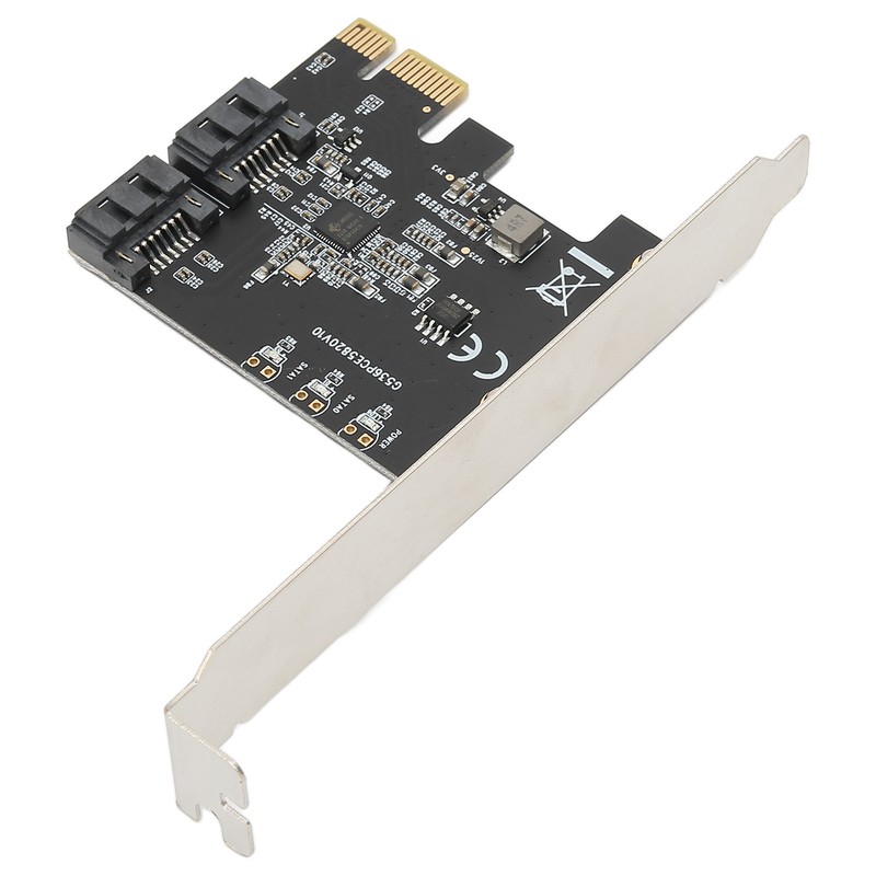 PCIE to SATA Expansion Card 6Gbps Stable Performance PCIE to