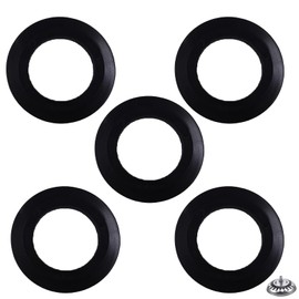 5 Pcs Rubber Sink Drain Seal Ring,O-Rings Gasket Seal for Kitchen Basket Strainer Plug Rubber Seal Gasket Rings Washer Bathroom Sink Drain Seal Rings,Black