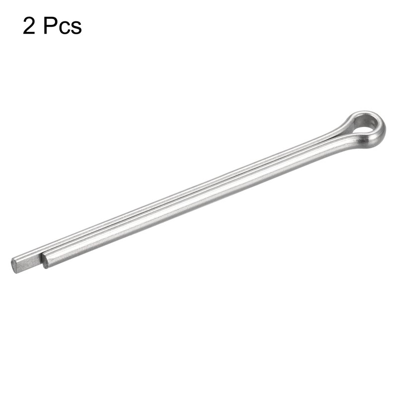 sourcing map Split Cotter Pin, 5mm x 80mm Stainless Steel