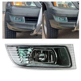 Kojem Fog Lights w/Bulb Right Compatible with 2003-2009 LEXUS GX470 without sport package Halogen Front RH Bumper Fog Light Lamp Replacement for 81211-60160 LX2593105(Passenger Side)