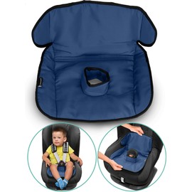 Car Seat Protector for Potty Training | Travel potty Cover from Spillages, Nappy Leaks & Toilet training| Piddle Pad fits all carseat & buggy, age: 6m-4 years old |Keeps seat Clean & dry! Navy
