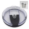 BOBEINI Cup Tumbler Lids,20oz/30oz Waterproof Sealing Water Cup Straw Cover