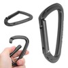 DType Mountaineering Carabiner Elastic Buckle Wear Resistant 25kN Bearing Climbling