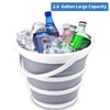 Craftend Collapsible Bucket 10L 2.6 Gallon Cleaning Bucket Mop Bucket
