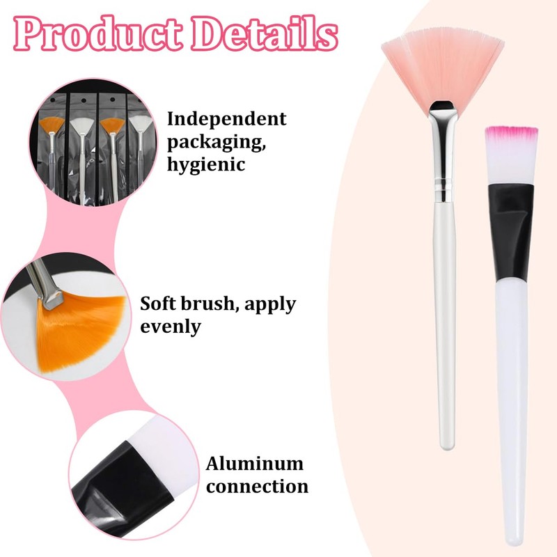 Face Brush, Mask Brush, Applicator for Mud Face Cream, Pack