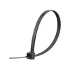 8 Inch Black Standard Nylon Cable Tie - 100 Pack