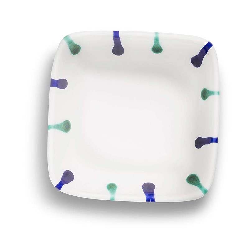 Gmundner Keramik Manufaktur 0104SAQU09 Traunsee Schälchen quadratisch 9 x 9