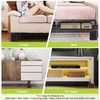 Yookwutar Bed Risers 2 inch, 3 inch, 4 inch, 6