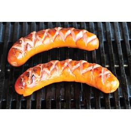 Caract BBQ Slicing Accessory for Grilling and Frying Sausages, White