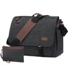 Nerlion Messenger Bag for Men 17-17.3 Inch Laptop Bag Canvas