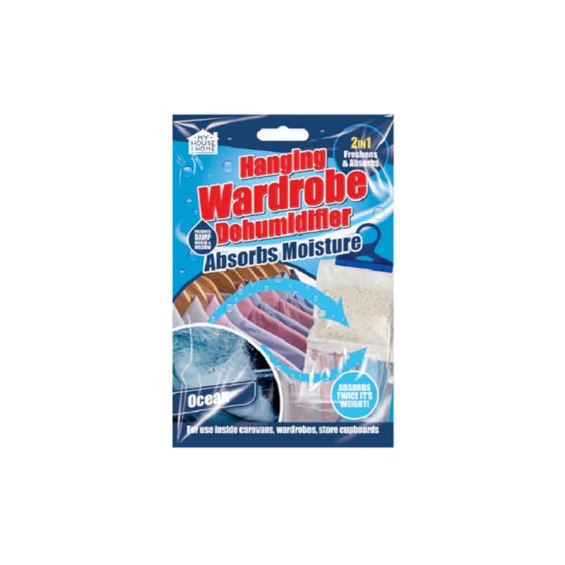 Hy House My Home Fragranced Hanging Wardrobe Dehumidifier Helps Stop