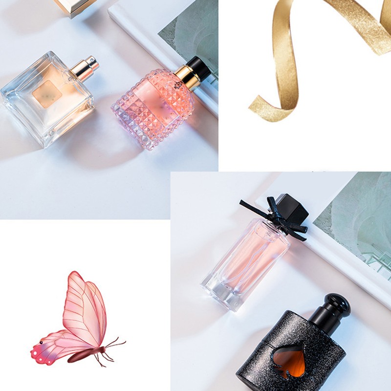 4pcs 25ml Women Long Lasting Woody Floral Perfume Exquisite Refreshing