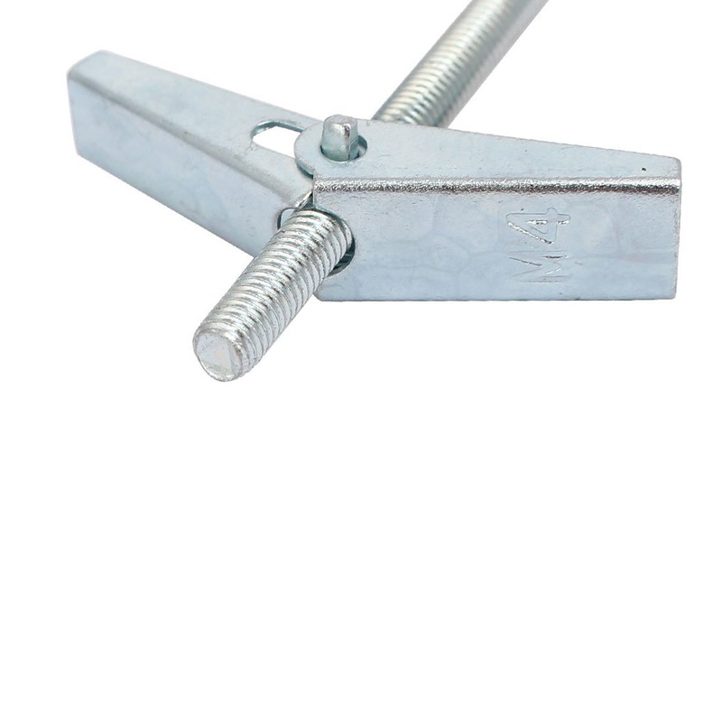 sourcingmap M4 x 50mm Male Thread Spring Loaded Hollow Wall