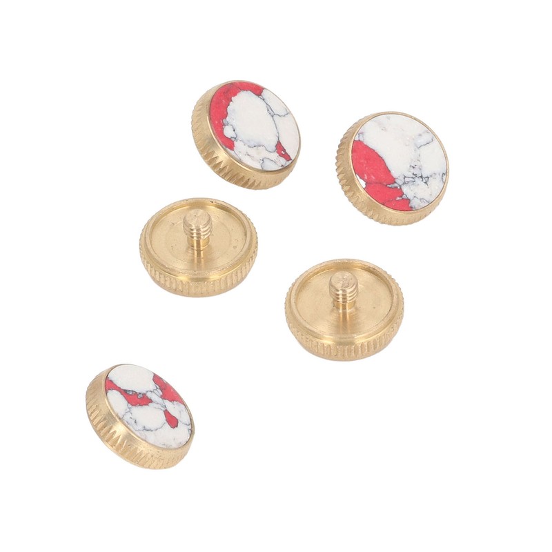 5Pcs Trumpet Finger Buttons Valve Caps Cover Replacement Maintenance Accessories
