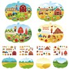 24 Pcs Fall Thanksgiving Harvest Scene Stickers DIY Harvest Element