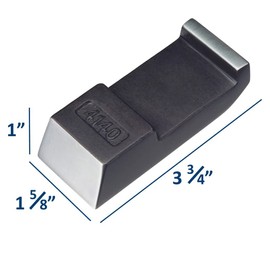 1.25 Lb Steel Bucking Bar, 3 3/4" Long x 1" Thick, 1 5/8" Wide. for Aircraft, Automotive, Airstream Restoration and Many Other Projects.