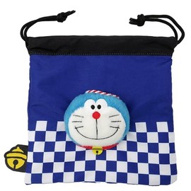 Nakajima Corporation 198341-24 Doraemon Happy Boa Face Drawstring NV H 7.1 x W 7.1 x D 1.2 inches (18 x 18 x 3 cm)