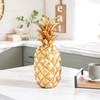 Deco 79 Polystone Fruit Decorative Sculpture Pineapple Home Decor Statue,