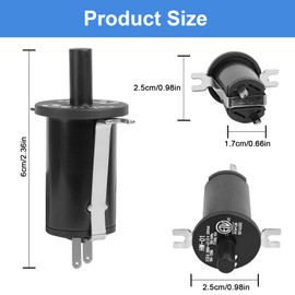 2 Pack Lid/Door Switch Replacement Kits, Masterbuilt Gravity Series 560/800/1050 XL Digital Charcoal Grill + Smokers with Mounting Screws