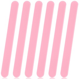 Gartful 6PCS Large Silicone Stir Sticks, Reusable Epoxy Resin Stir Sticks for Resin Mixing, Paint, Making Glitter Tumblers Cups, Arts, Crafts, Facial Mask Stirring Rods, 6.3" Long, Pink
