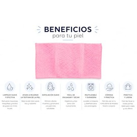 Tela Stretch Exfoliante Corporal Baño Esponja Facial Taio