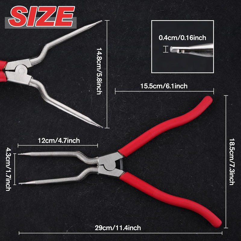 LEONTOOL Washer Spring Removal Tool Extension Tool Washer Pliers Max