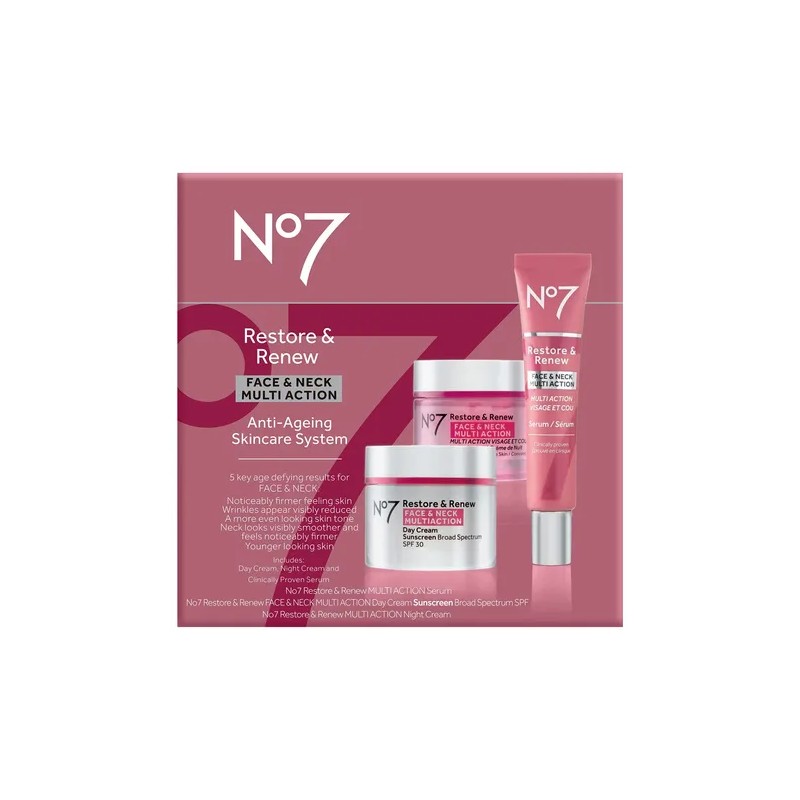 No7 Restaurar Renew Face Cuello Multi Acción Skincare Si