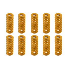 Aokin 3D Printer Heat Bed Springs, 8mm OD 20mm Length Compression Mould Die Springs Light Load for Creality Ender 3/Ender 3 Pro/Ender 3 V2/Ender 3S, CR-10/CR-10S 3D Printer, 10 Pcs