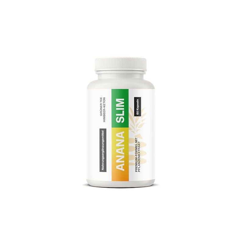 Ananaslim Kombination Pflanzenextrakt-Kapseln, Himbeerketon Nahrungsergänzungsmittel, 450mg