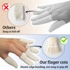 MIG4U 5 Pcs Cotton Finger Cots, Reusable Finger Protectors for