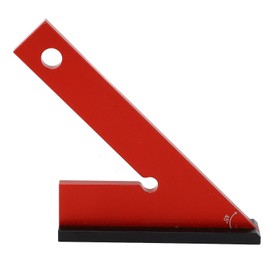 45° Machinist Engineer Square Angle Ruler Aluminum Alloy Measuring Gauging Tool with Base