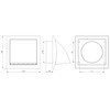 EUROPLAST Ø 100mm / 4'' Cowled Duct Cover with Gravity