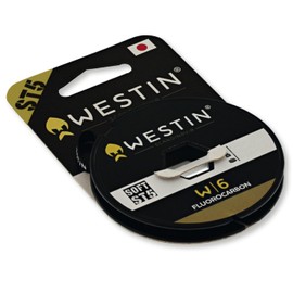 Westin W6 ST5 Fluorocarbon Clear 0.343 mm 7.7 kg - 35 m Leader Cord, Fluorocarbon Cord, Leader Material