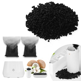 2-Pack Activated Charcoal Refills for Lomi Kitchen Composter - Odor Absorbing Filter Refills Compatible with Lomi Smart Waste Kitchen Composter