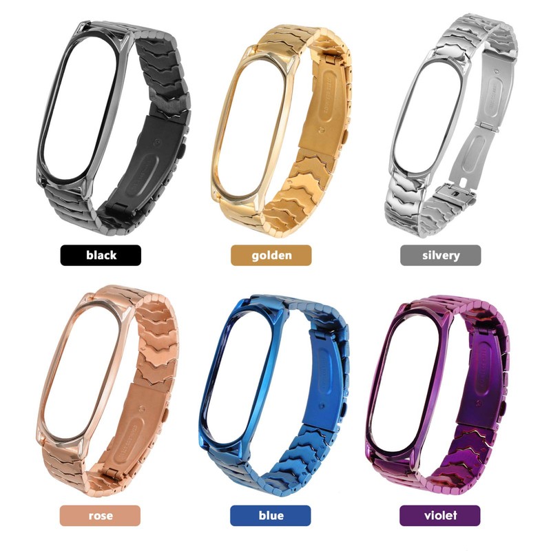 Gatuida Smart Metal Wristband Replacement Strap for -shape Band and
