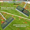 KMSUPERB Artificial Turf Rake, 47" to 63" Adjustable Long Handle