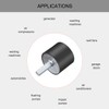 sourcing map 4pcs M6 Vibration and Damper Holder Rubber with