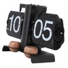 Digital Flip Clock 304 Stainless Steel Retro Battery Powered Mechanical