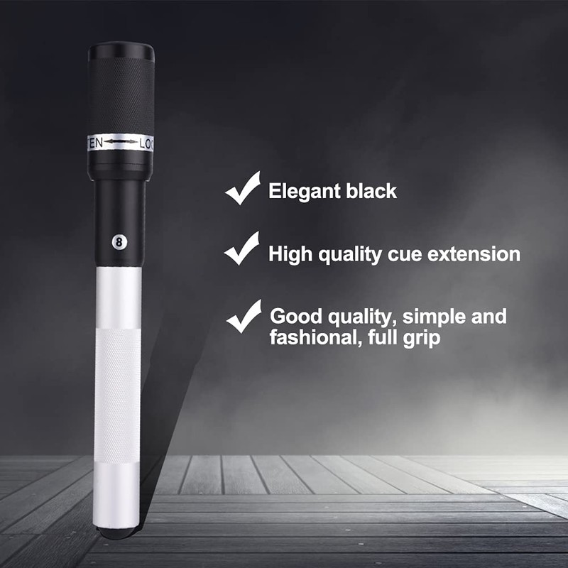 Cue Extension, 12.6inch Aluminium Alloy High Strength Billiard Pool Cue