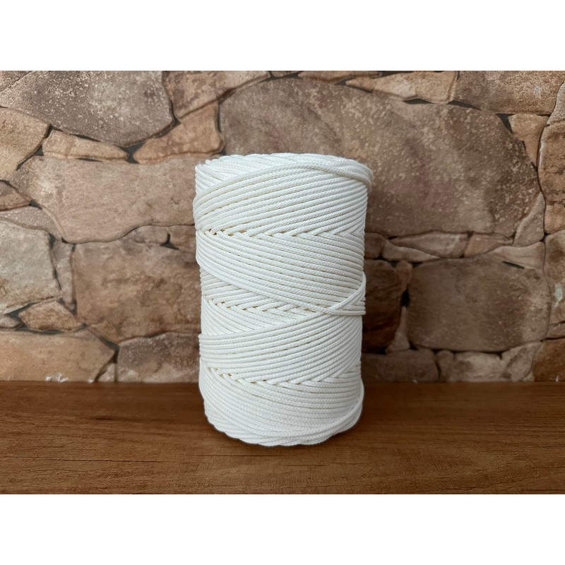Plastic Rope Cord. 3MM * 200M, Made in Spain. White