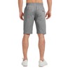 Ougelebo Men's Cotton Elasticated Waist Shorts with Drawstring, gray