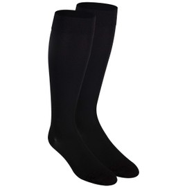 NuVein Medical Compression Stockings, 20-30 mmHg Support for Women & Men, Knee Length, Closed Toe, Black, Small